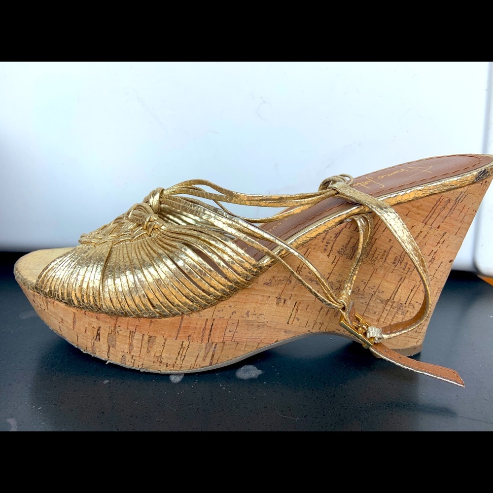 Franco Sarto Gold Sandal
